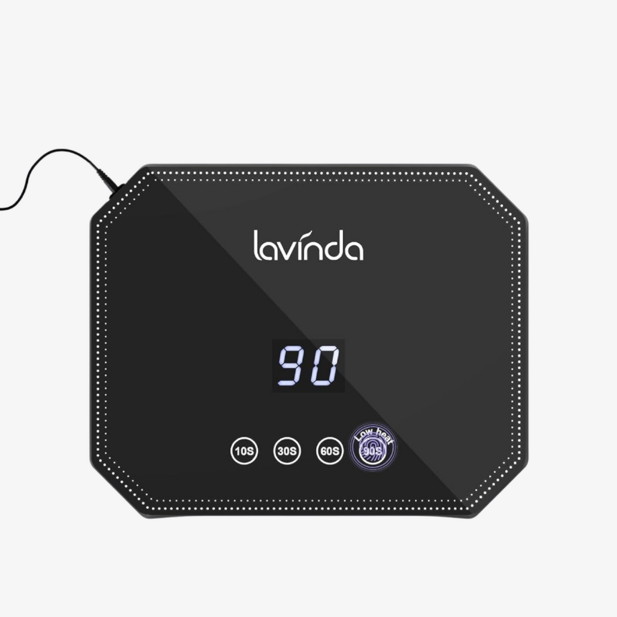 Lavinda Lumina Nail Lamp - Black - Plug-in UV/LED