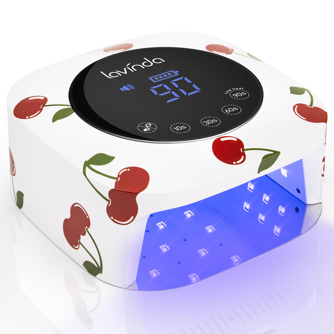 Crown 54W Rechargeable UV/LED Nail Lamp – Cherry Print