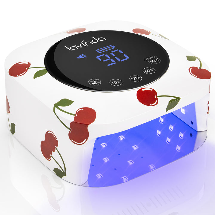 Crown 54W Rechargeable UV/LED Nail Lamp – Cherry Print