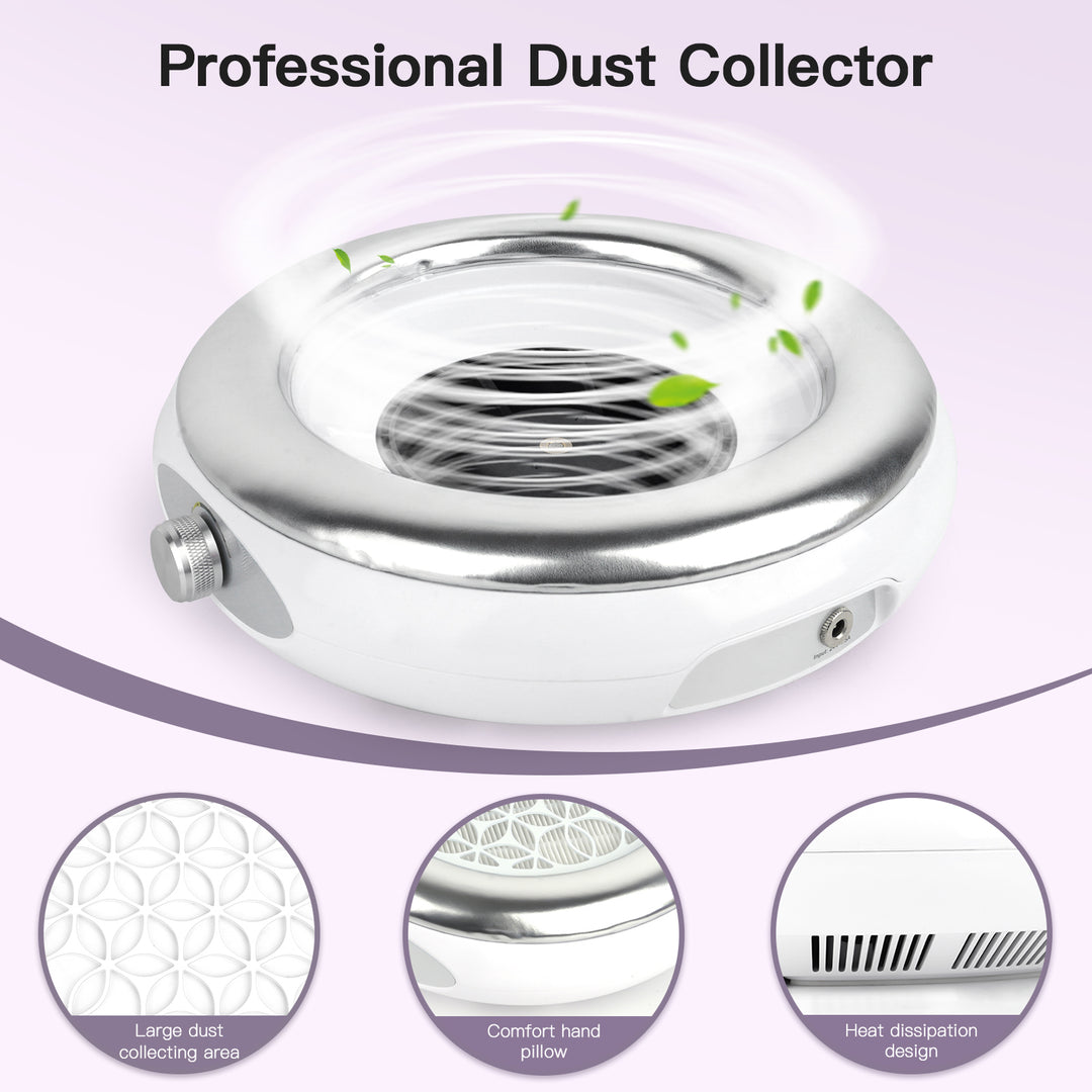 Nova-Nail Dust Collector with Integrated Hand Pillow