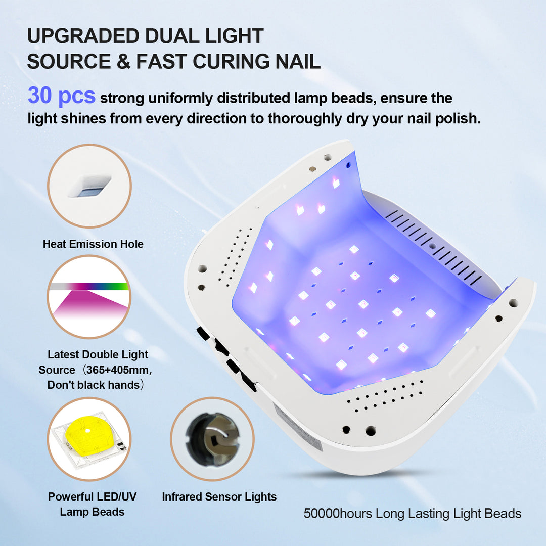 Bling-UV/LED Nail Lamp,  Professional for Salon and Home