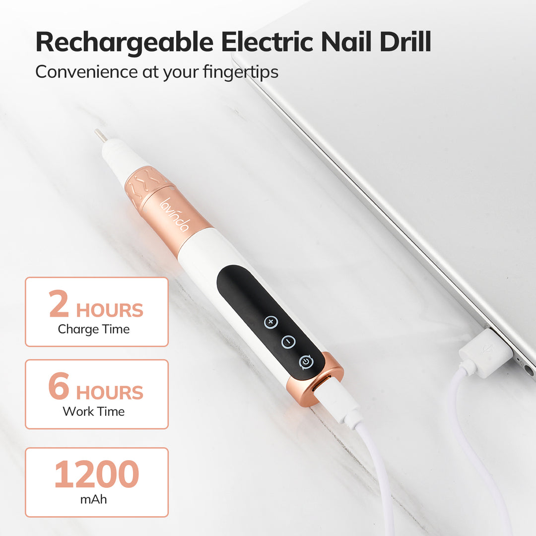 Mini-Cordless Electric Nail Drill