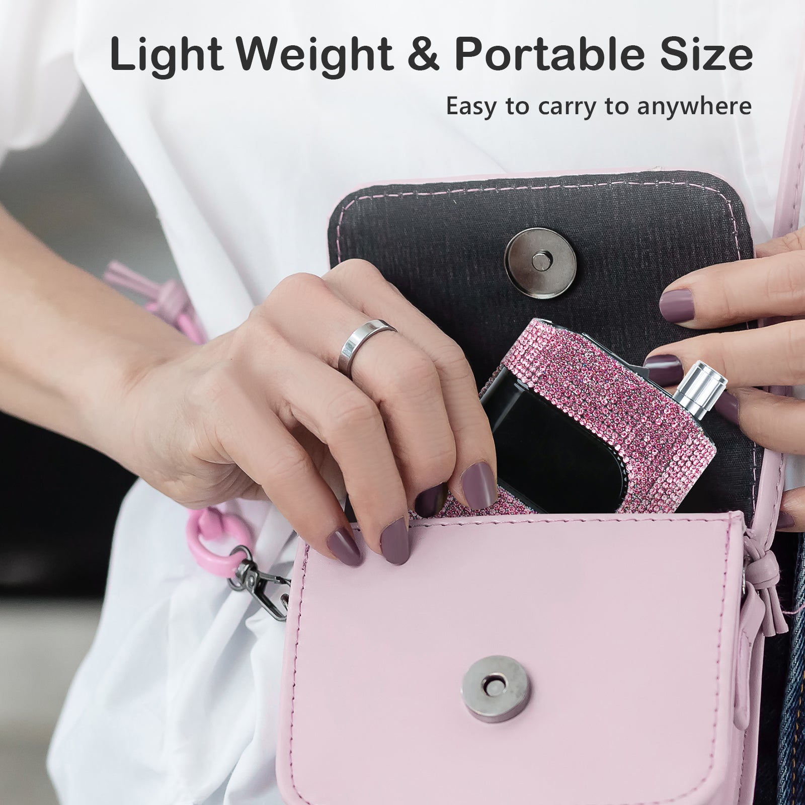 Wand Nail Drill - Pink Diamond - 35,000 RPM Rechargeable