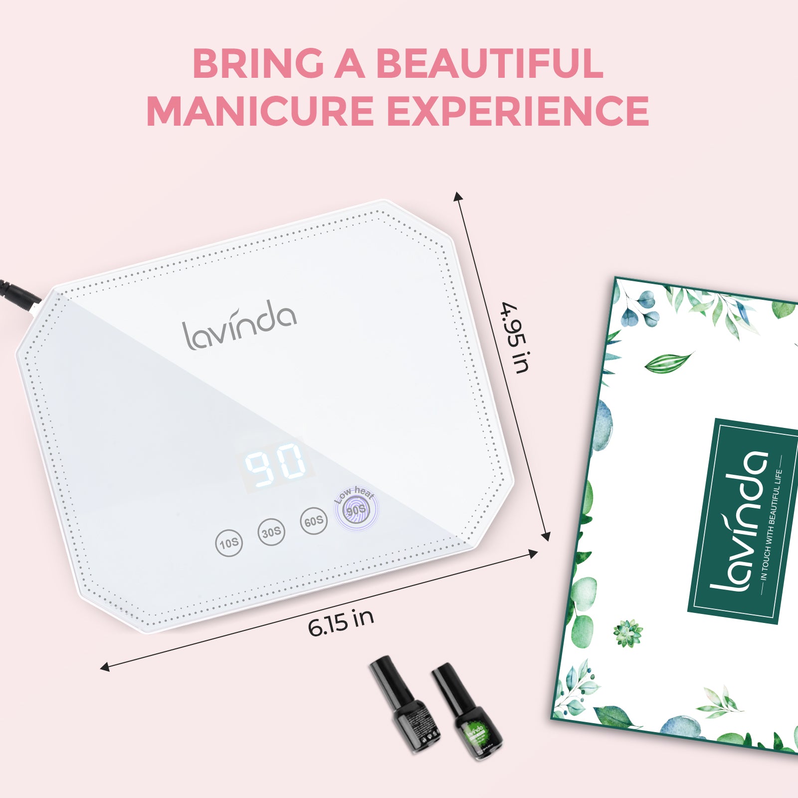 Lumina Nail Lamp - White - Plug-in UV/LED