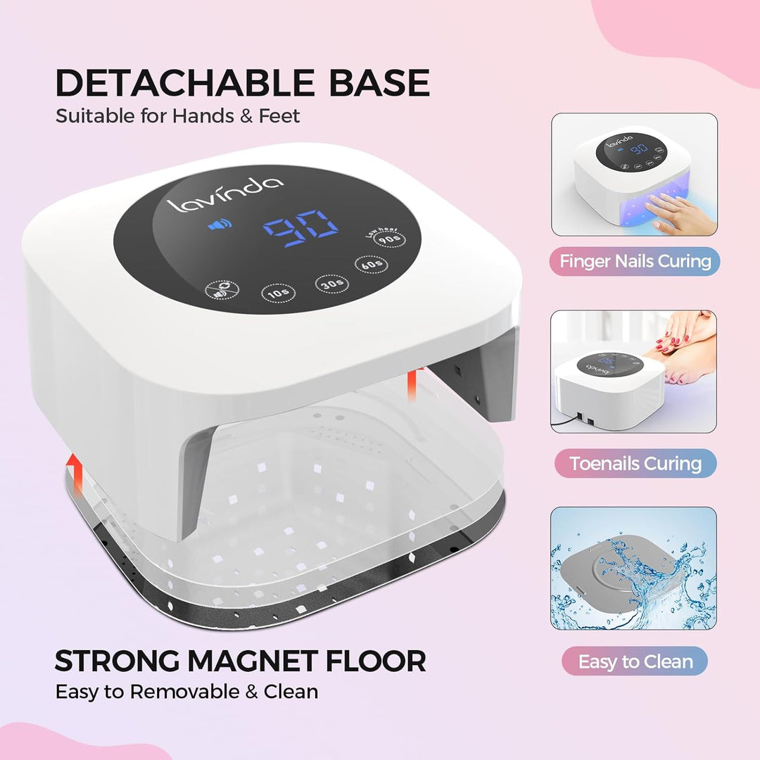 LA 601 Nail Lamp - White (Plug-In)