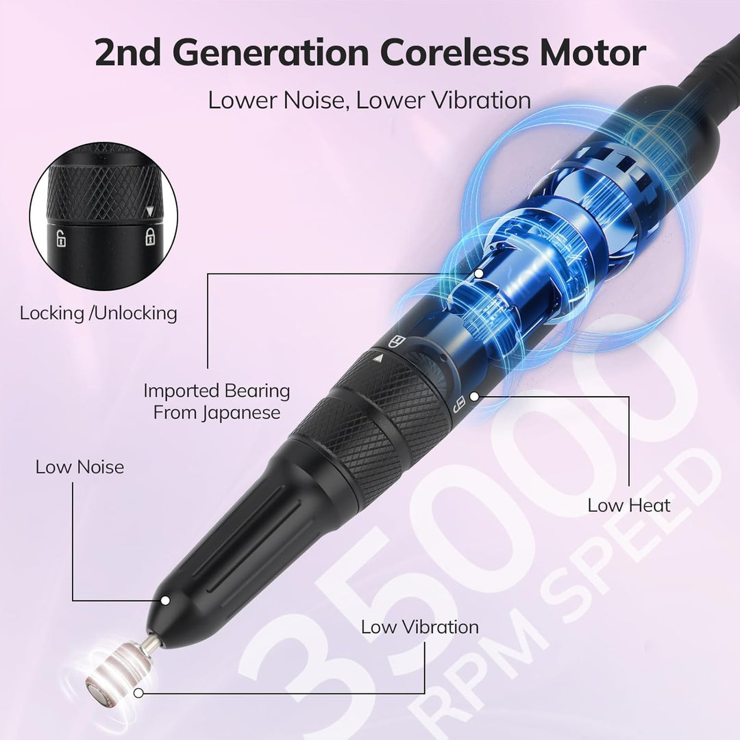LA 905 Nail Drill - Black