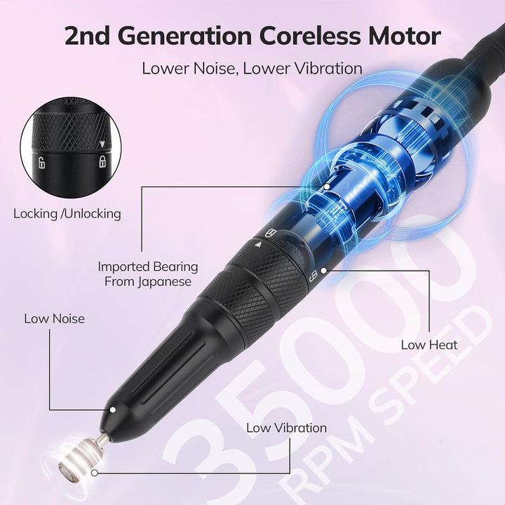 LA 905 Nail Drill - Black