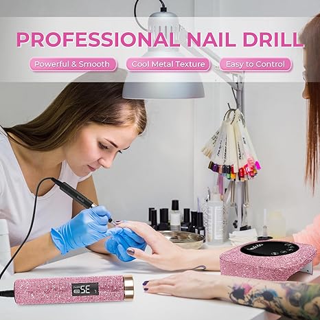 Grace- Pink Lavinda Professional Nail Drill Kit