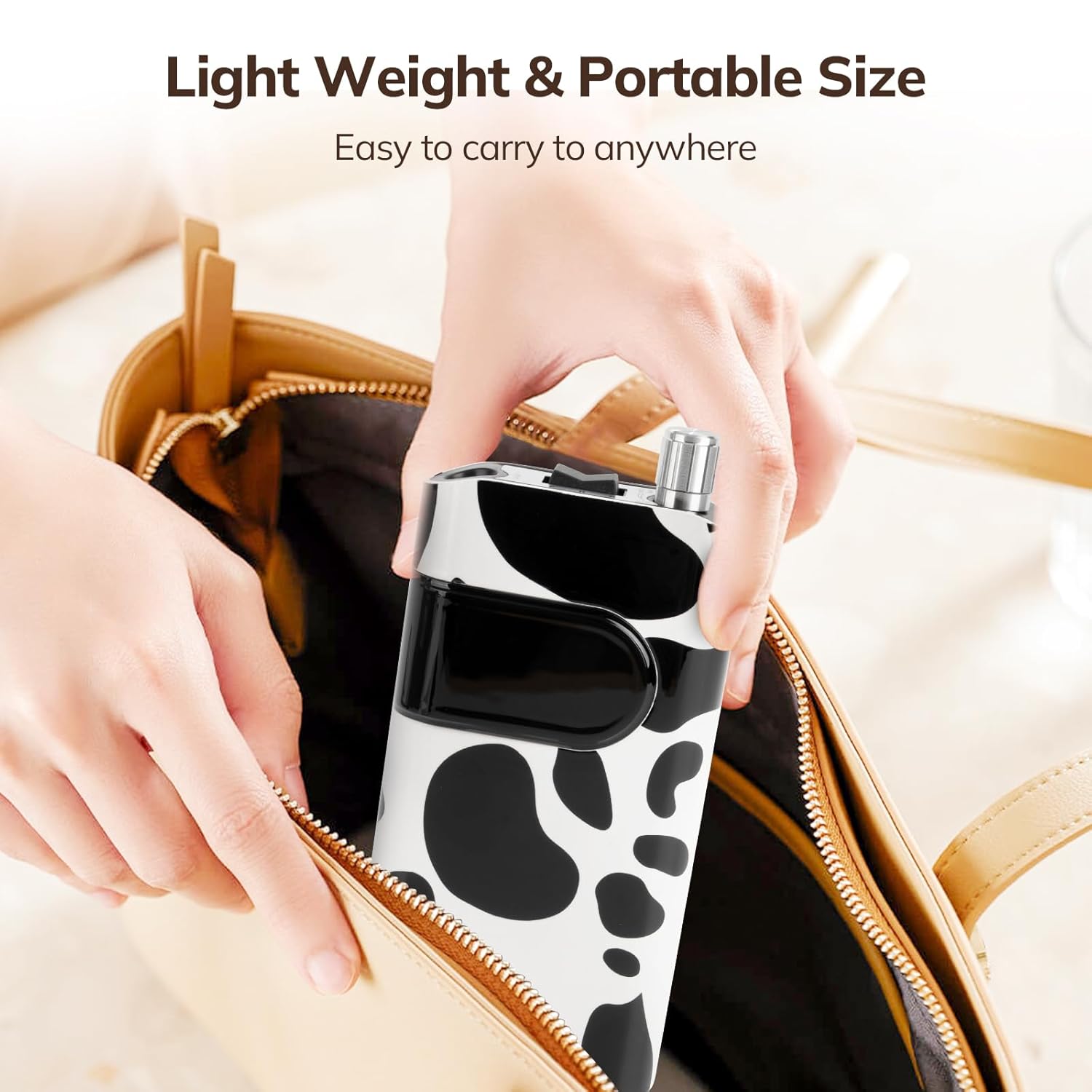 Crown Nail Lamp & Wand Nail Drill Bundle - Cow Print