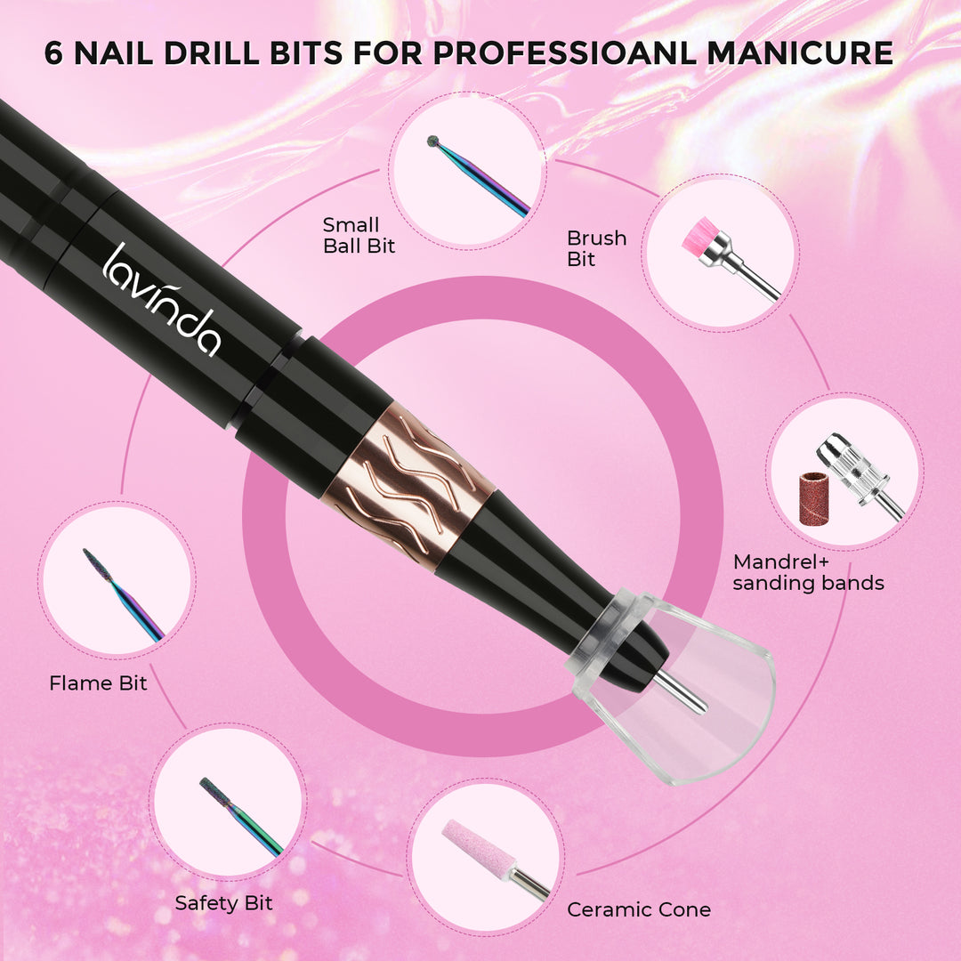 Grace- Pink Lavinda Professional Nail Drill Kit