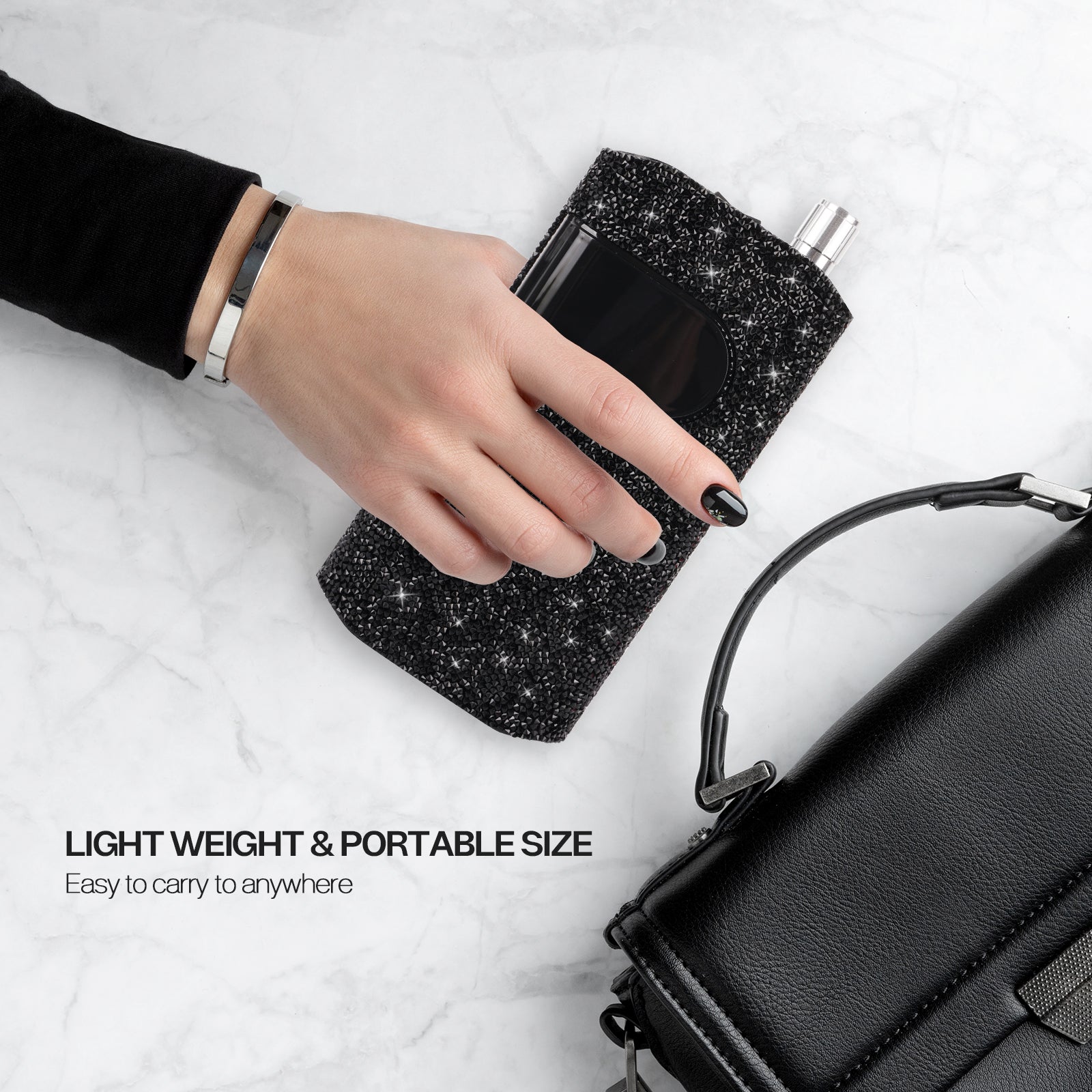 Wand Nail Drill - Black Diamond - 35,000 RPM Rechargeable