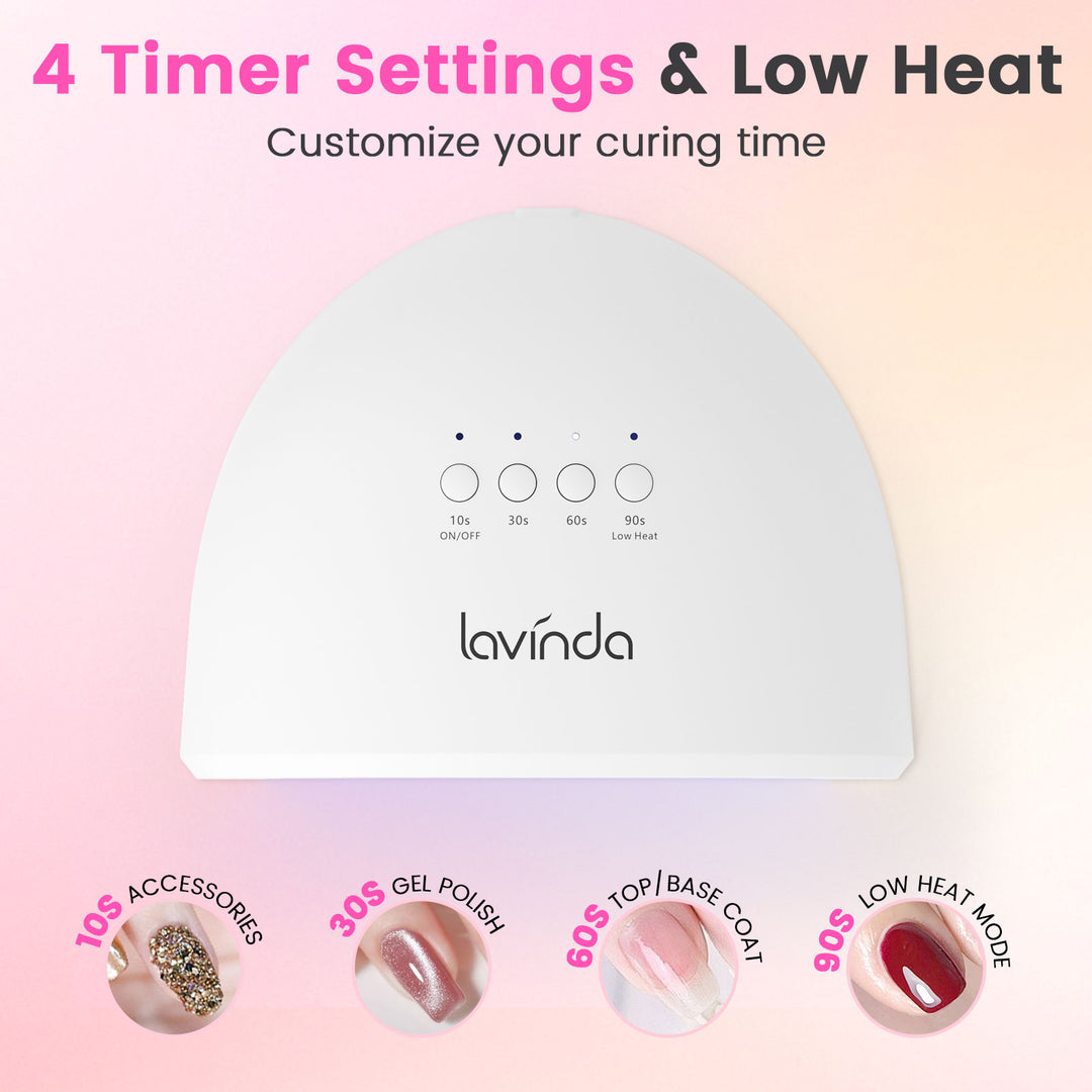 Glow Lite 48W Plug In UV/LED Nail Lamp – White