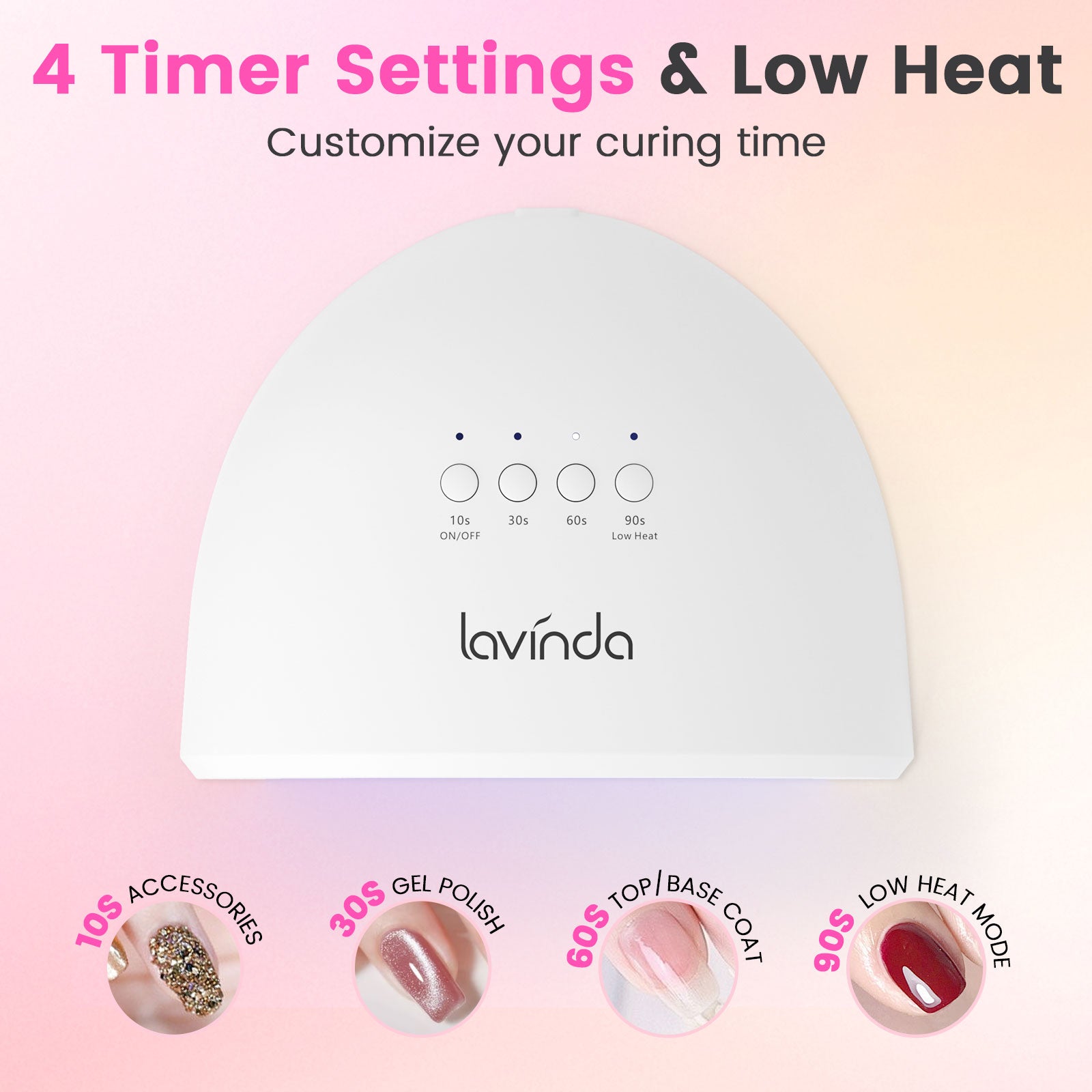 Glow Lite & Wand Ease Nail Drill Bundle – Matte White + Metallic Pink