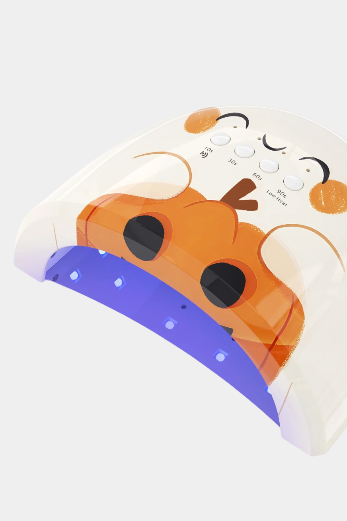 Glow Lite Nail Lamp - Halloween Orange - 48W Plug-in UV/LED