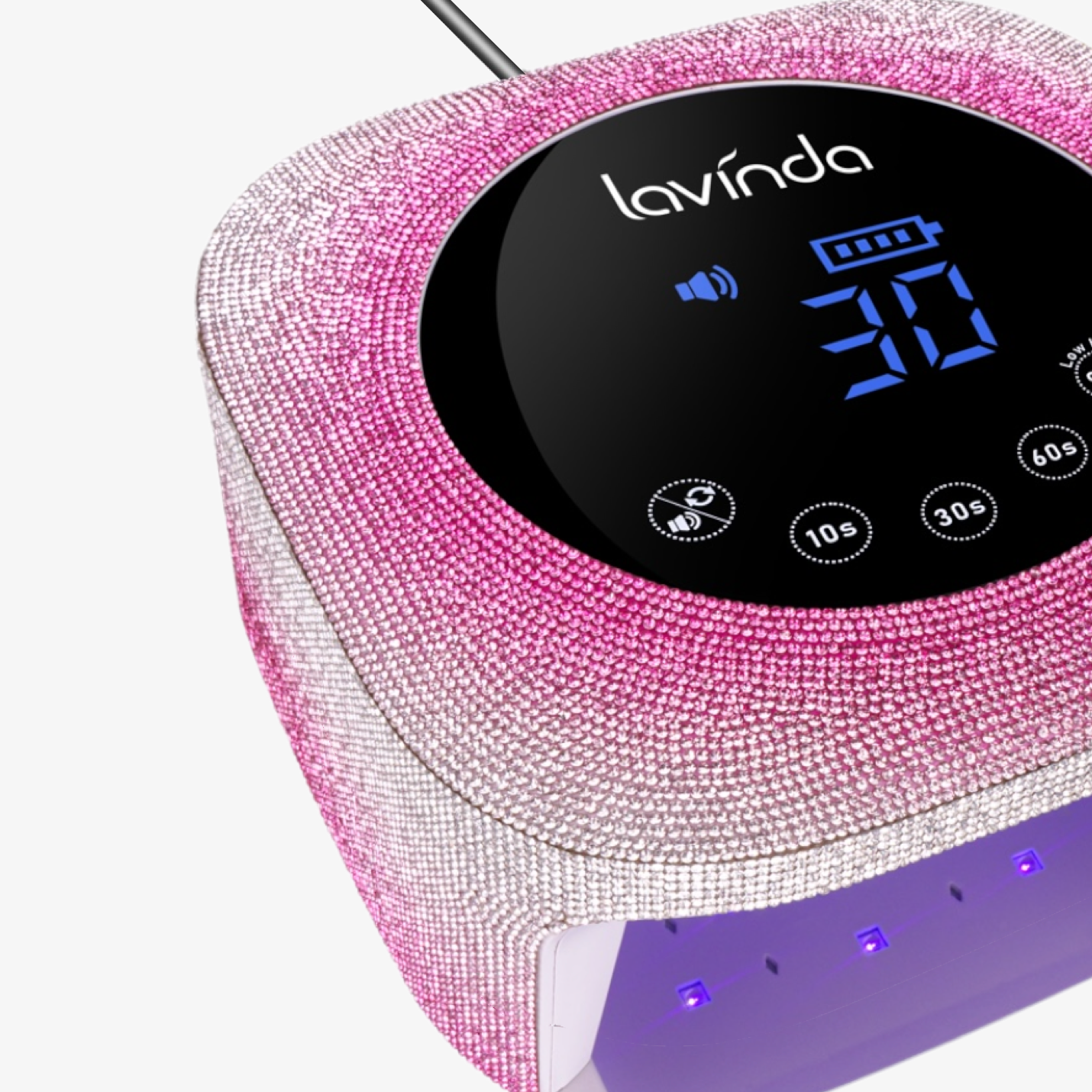 Crown™ Nail Lamp - Gradient Pink - 54W Plug-in UV/LED