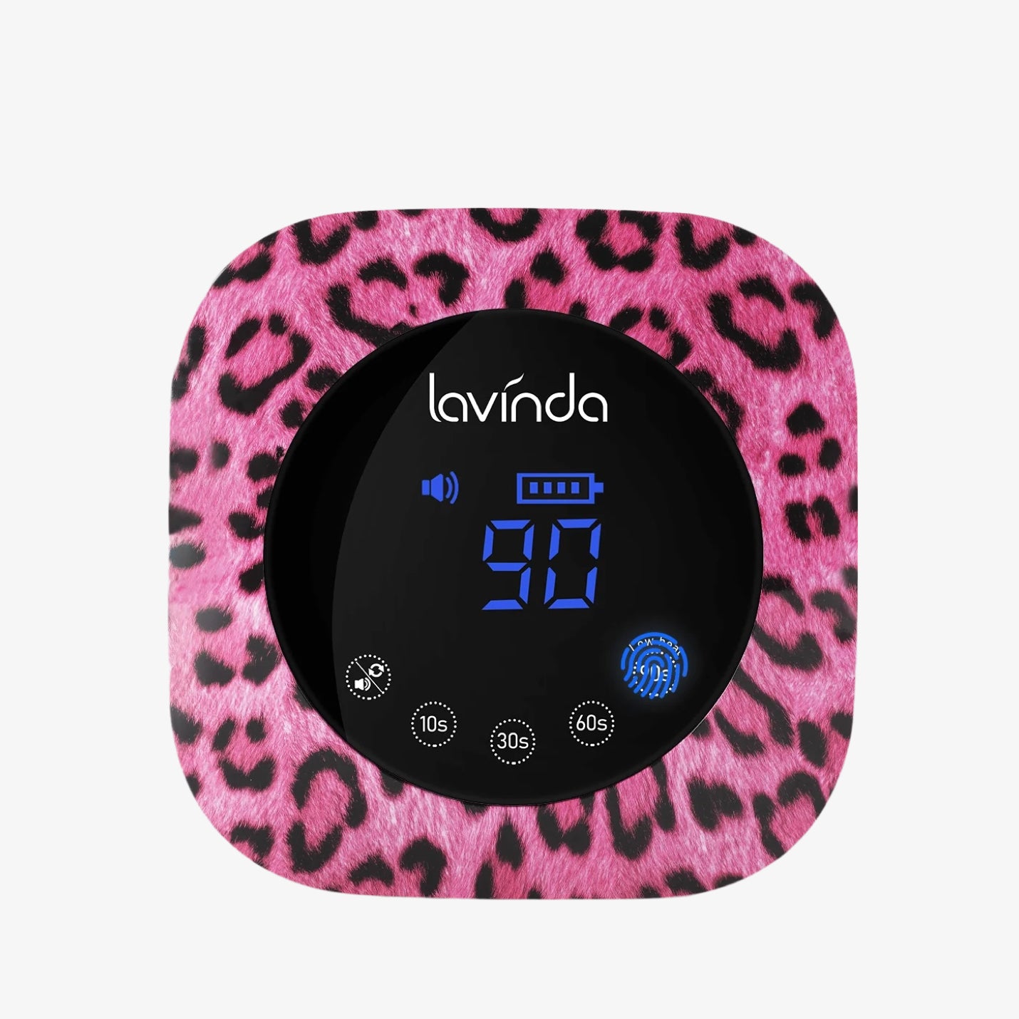 Crown™ Nail Lamp - Pink Cheetah - 54W Rechargeable UV/LED – Lavinda