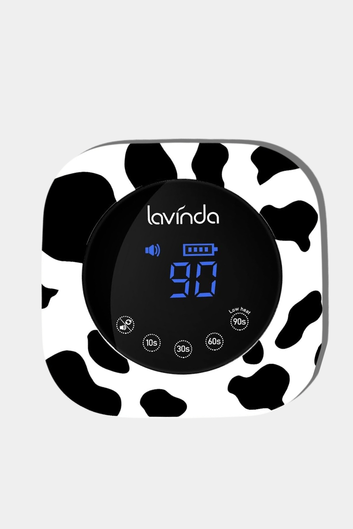 Crown Nail Lamp & Wand Nail Drill Bundle - Cow Print