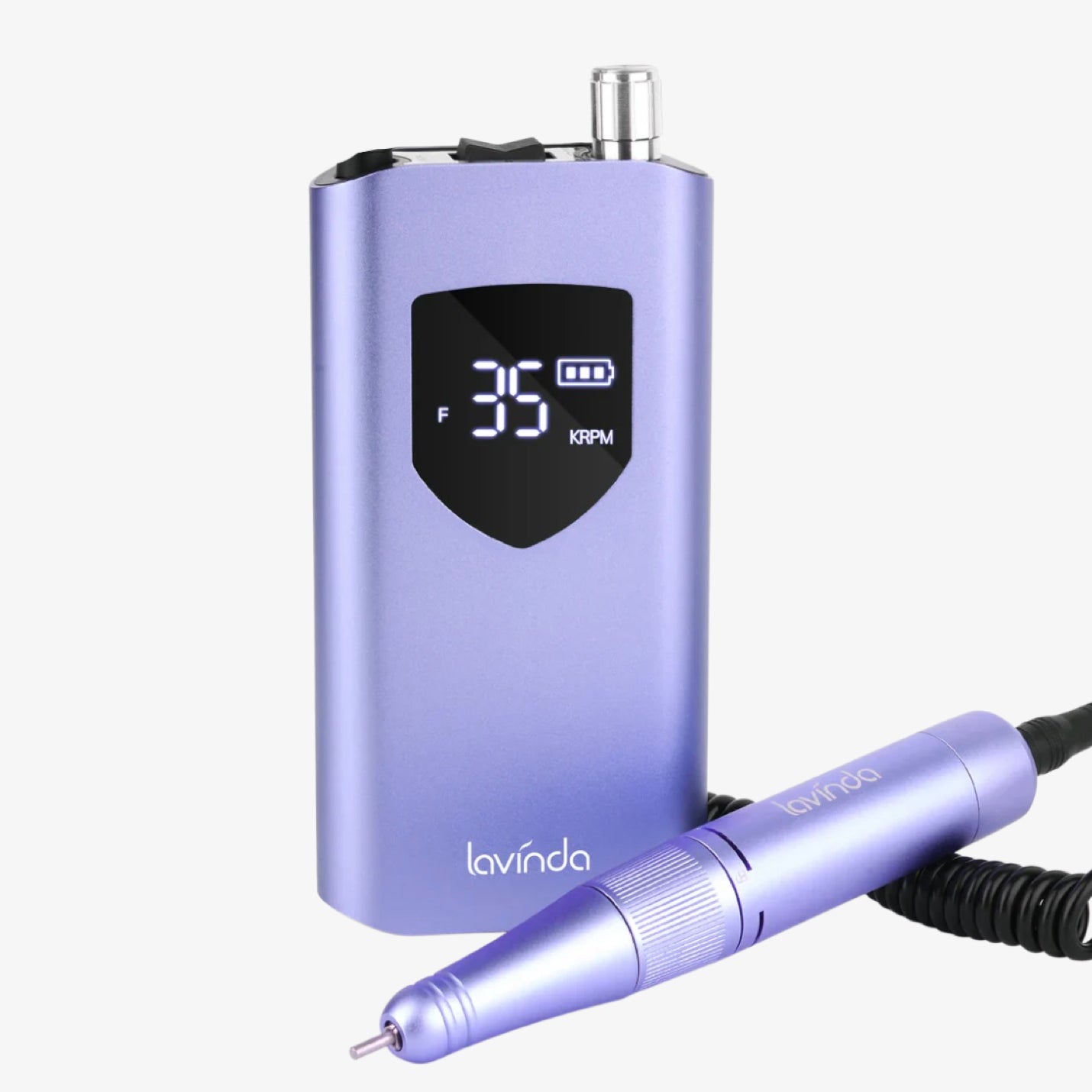 Wand™ Ease Nail Drill - Metallic Purple - 35,000 RPM Rechargeable