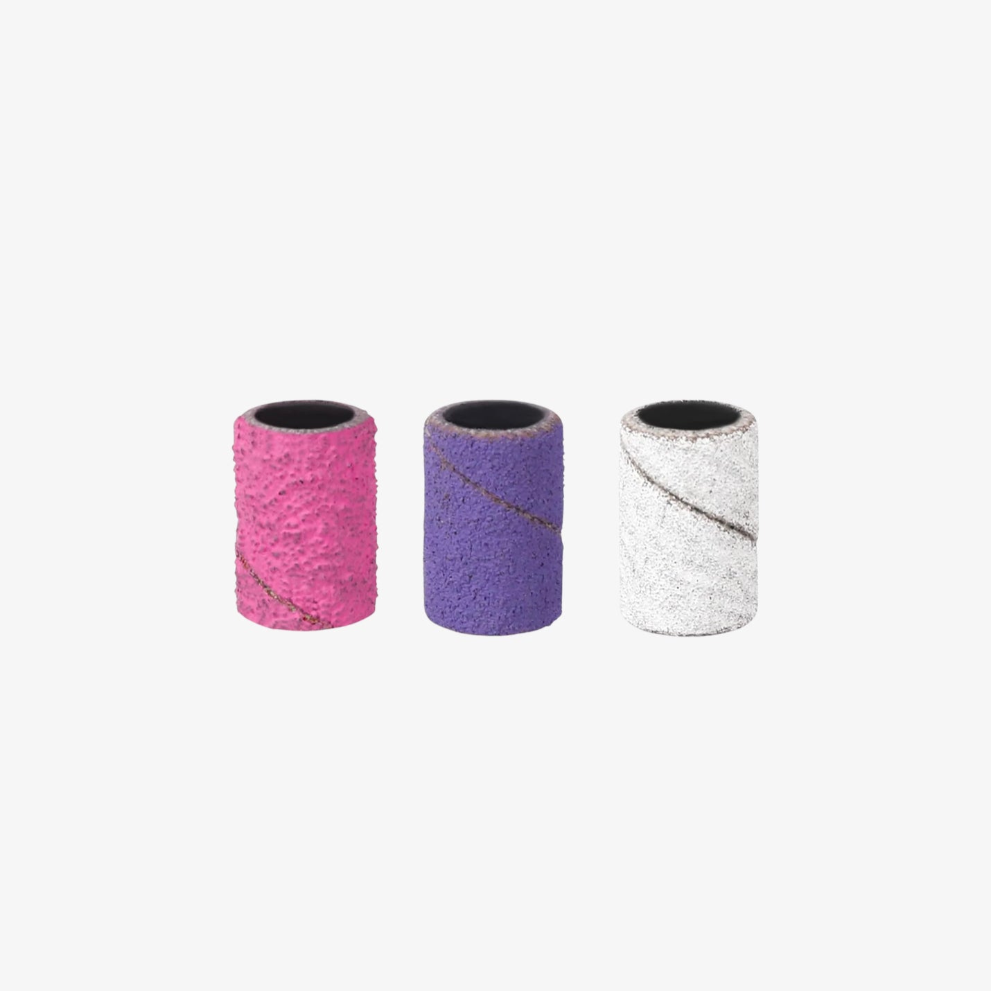 Lavinda 300pc Multi-Grit Sanding Bands - Pink/Purple/White - 80