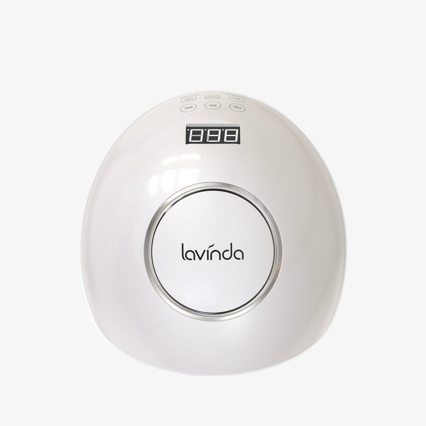 Glow™ IR Nail Lamp with Red Light Skin Care - Pearl White - 54W Plug-in UV/LED