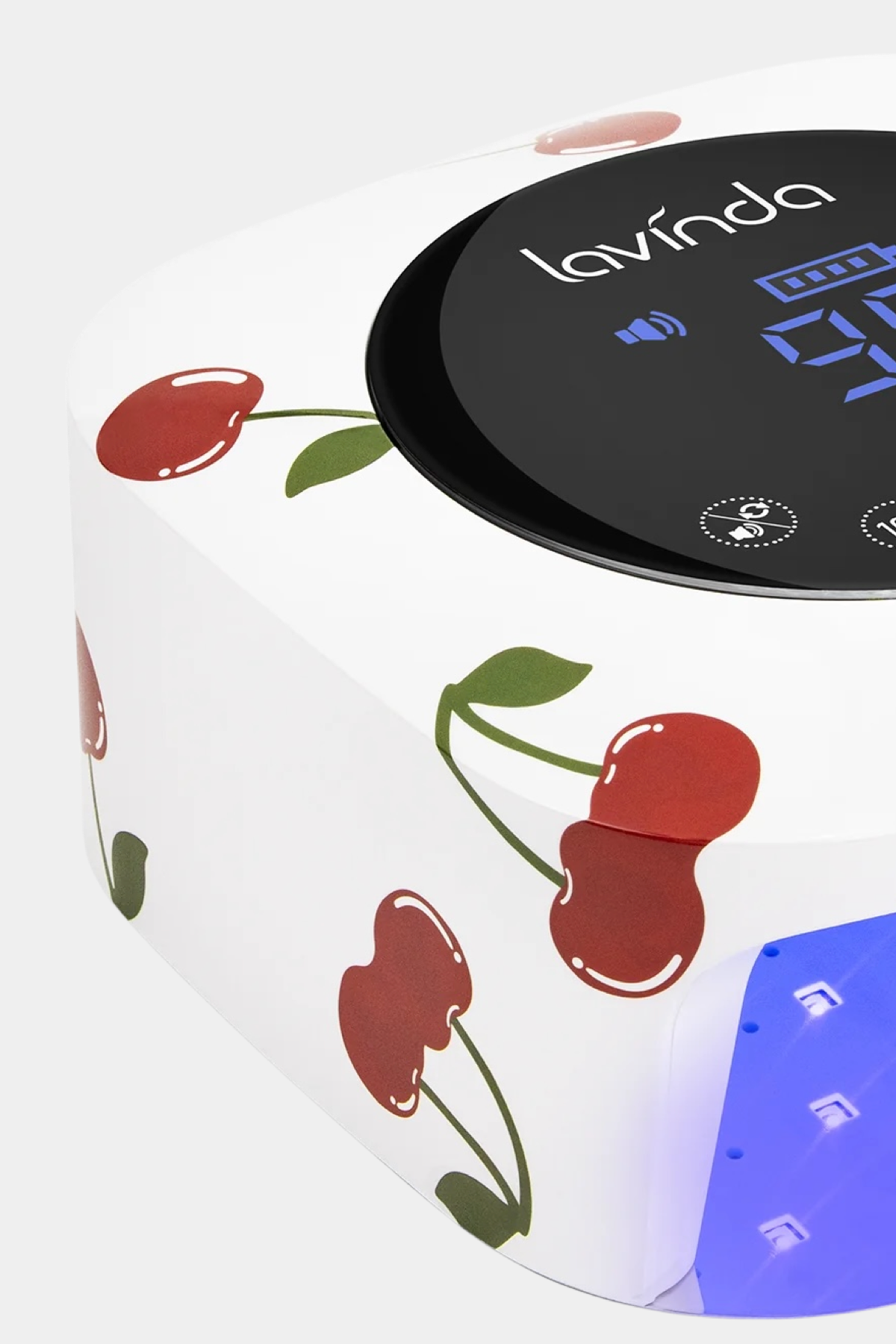 Crown Nail Lamp – Cherry Print - 54W Rechargeable UV/LED