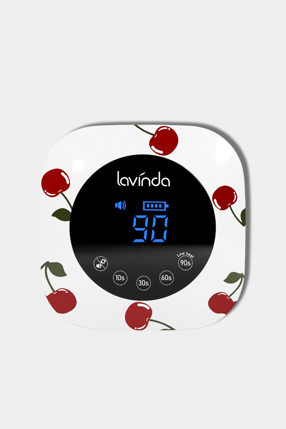 Crown Nail Lamp – Cherry Print - 54W Rechargeable UV/LED