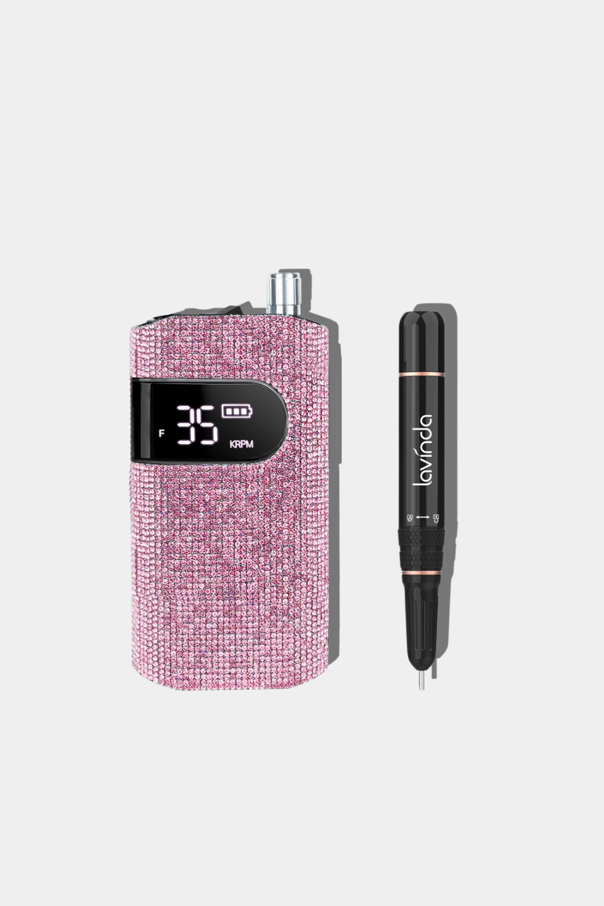 Wand Nail Drill - Pink Diamond - 35,000 RPM Rechargeable