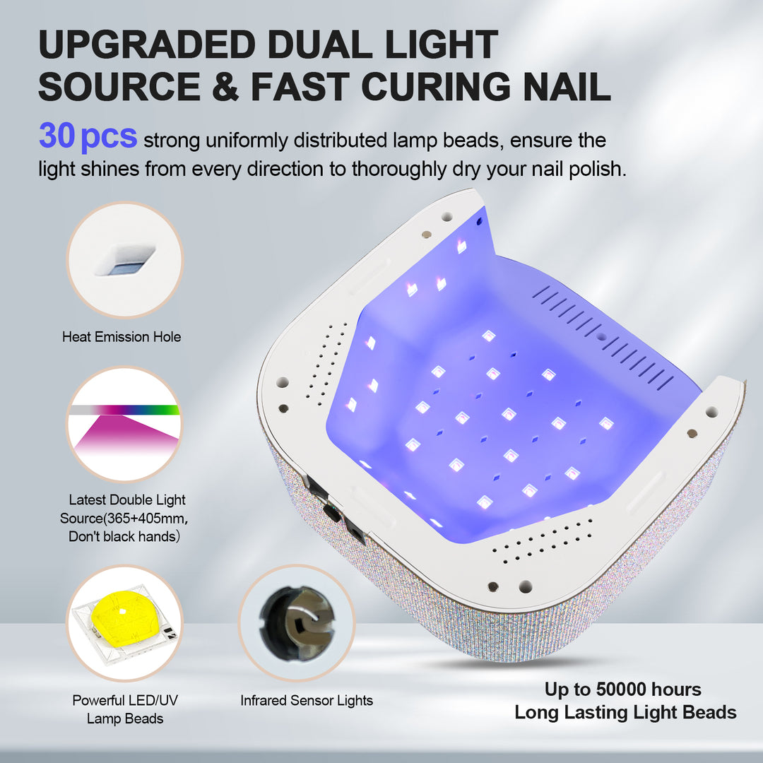 Bling-Diamond 54W UV/LED Nail Lamp
