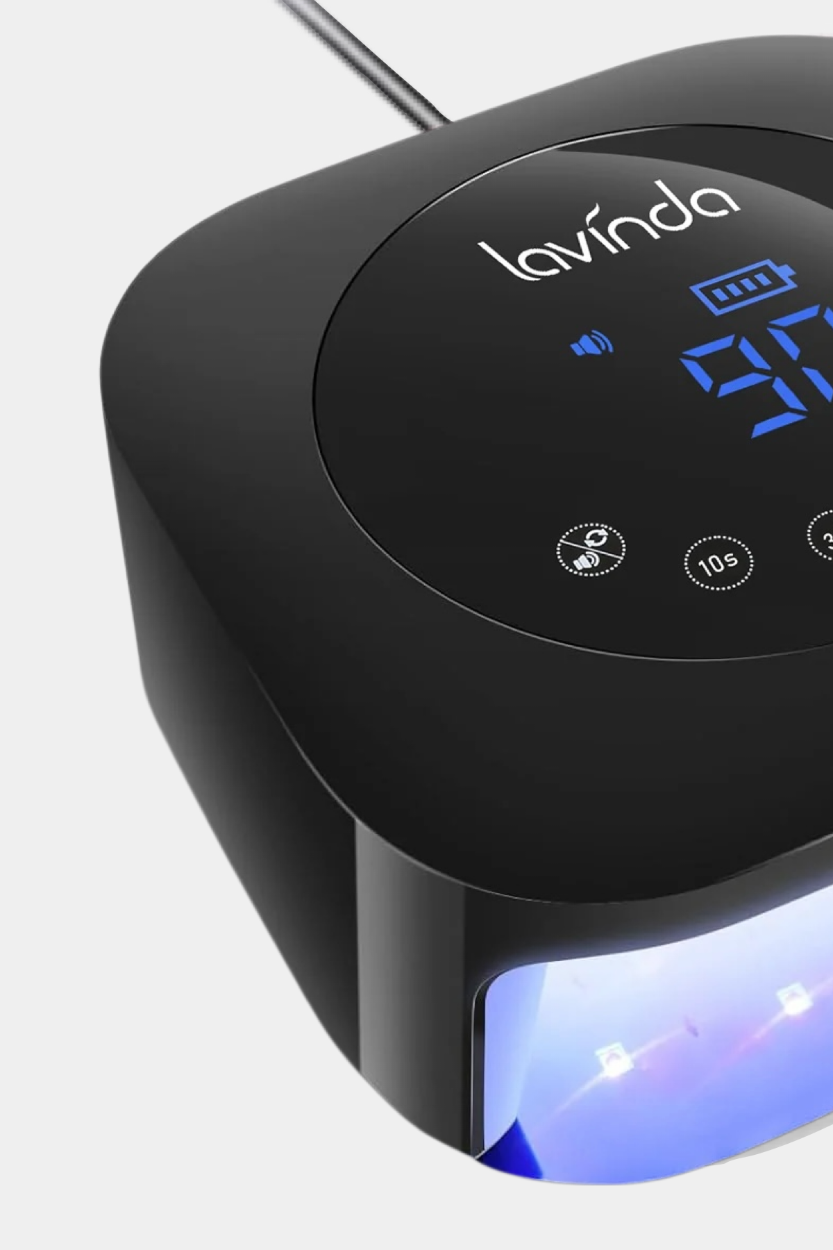 Crown Nail Lamp - Black - 54W Plug-in UV/LED