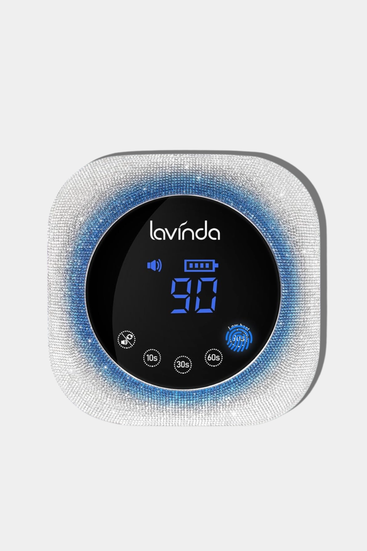 Crown Bling Nail Lamp - Gradient Blue - 54W Rechargeable UV/LED