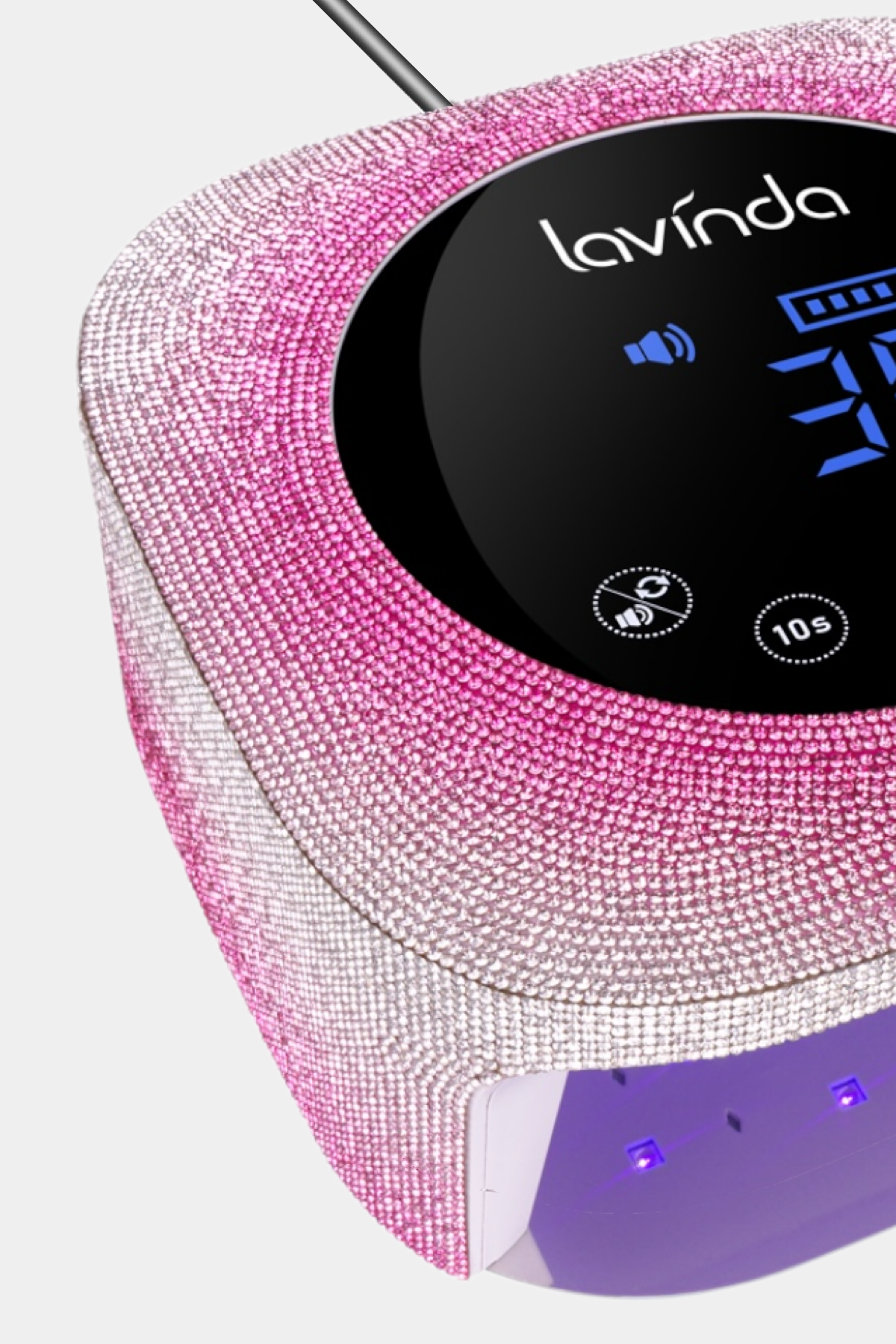 Crown Nail Lamp - Gradient Pink - 54W Plug-in UV/LED