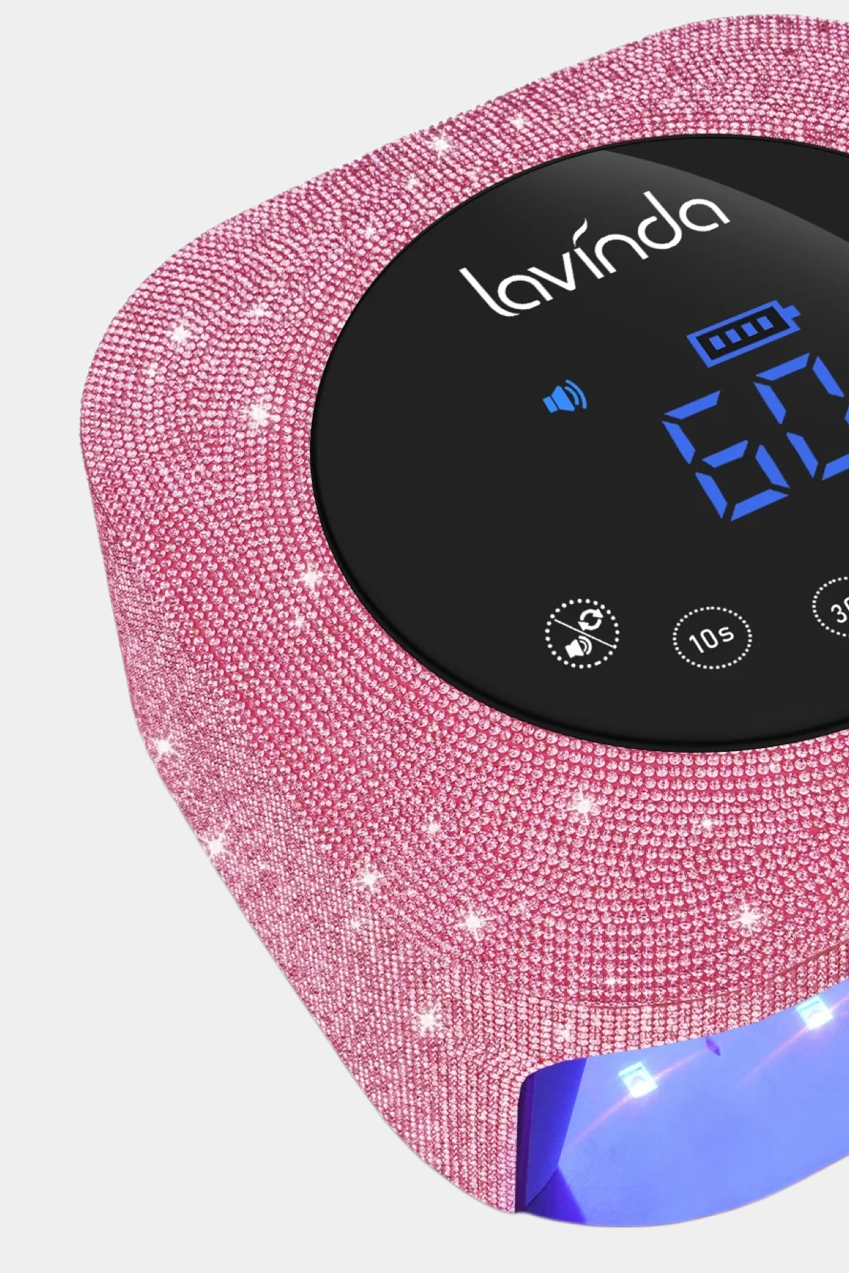 Crown Nail Lamp - Pink Diamond - 54W Rechargeable UV/LED