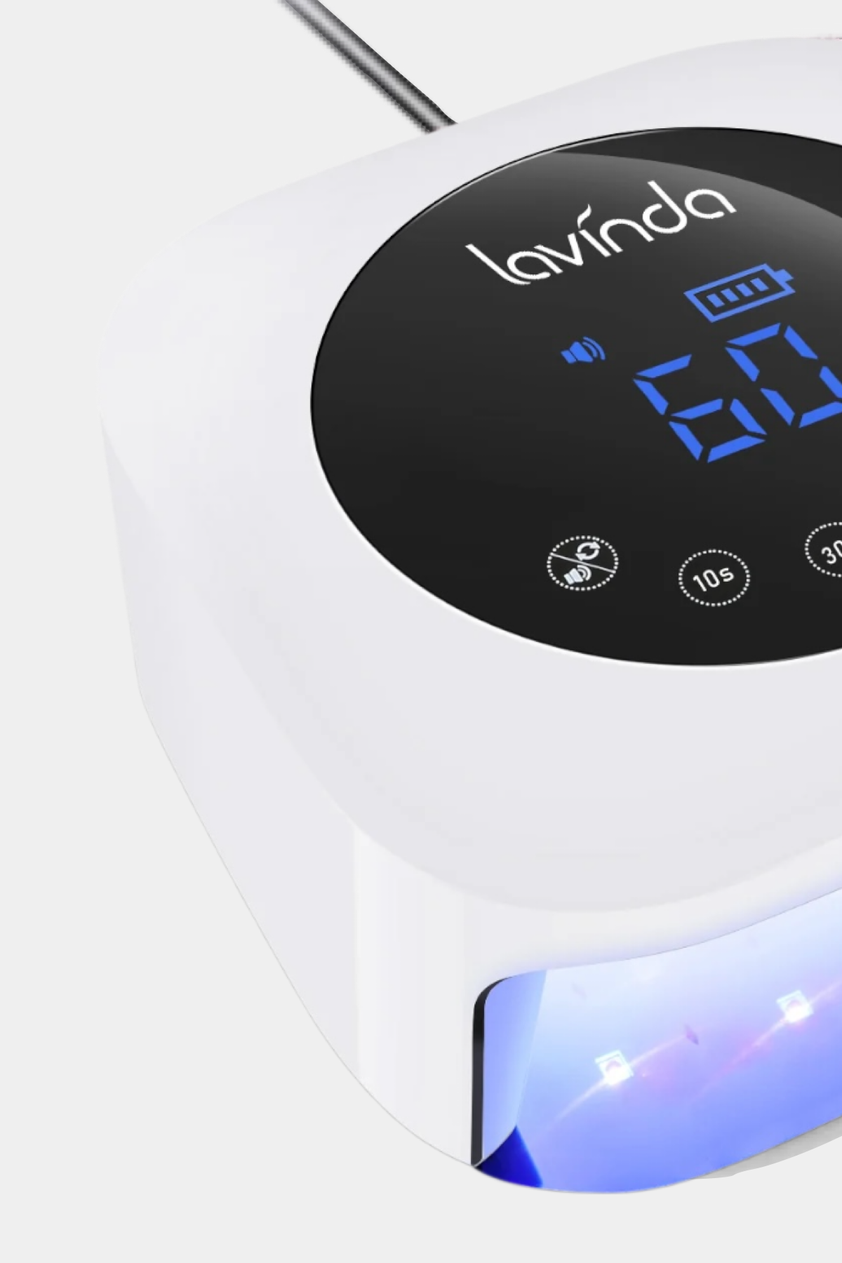 Crown Nail Lamp - White - 54W Plug-in UV/LED