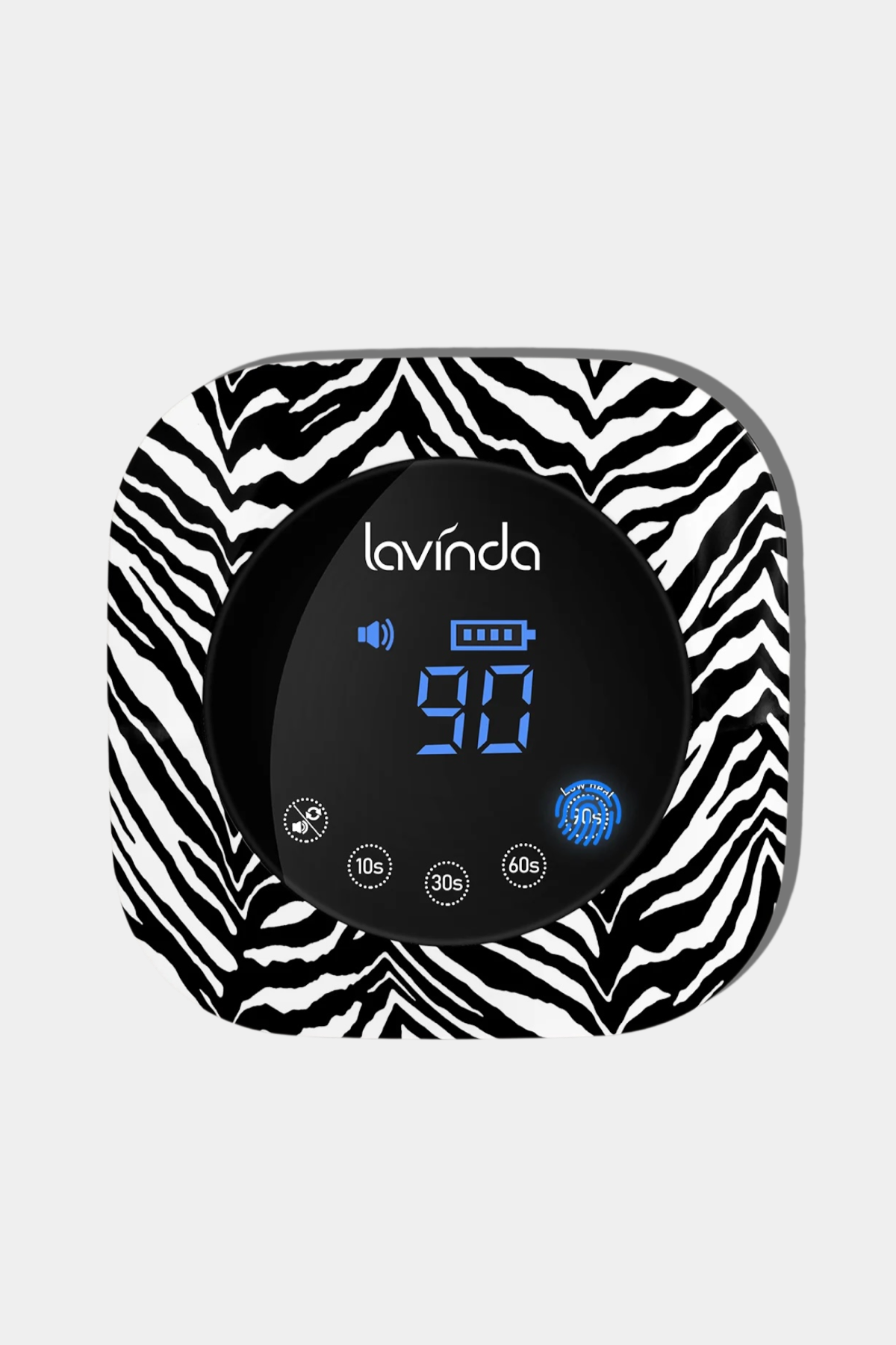 Crown Nail Lamp & Wand Nail Drill Bundle – Zebra Print