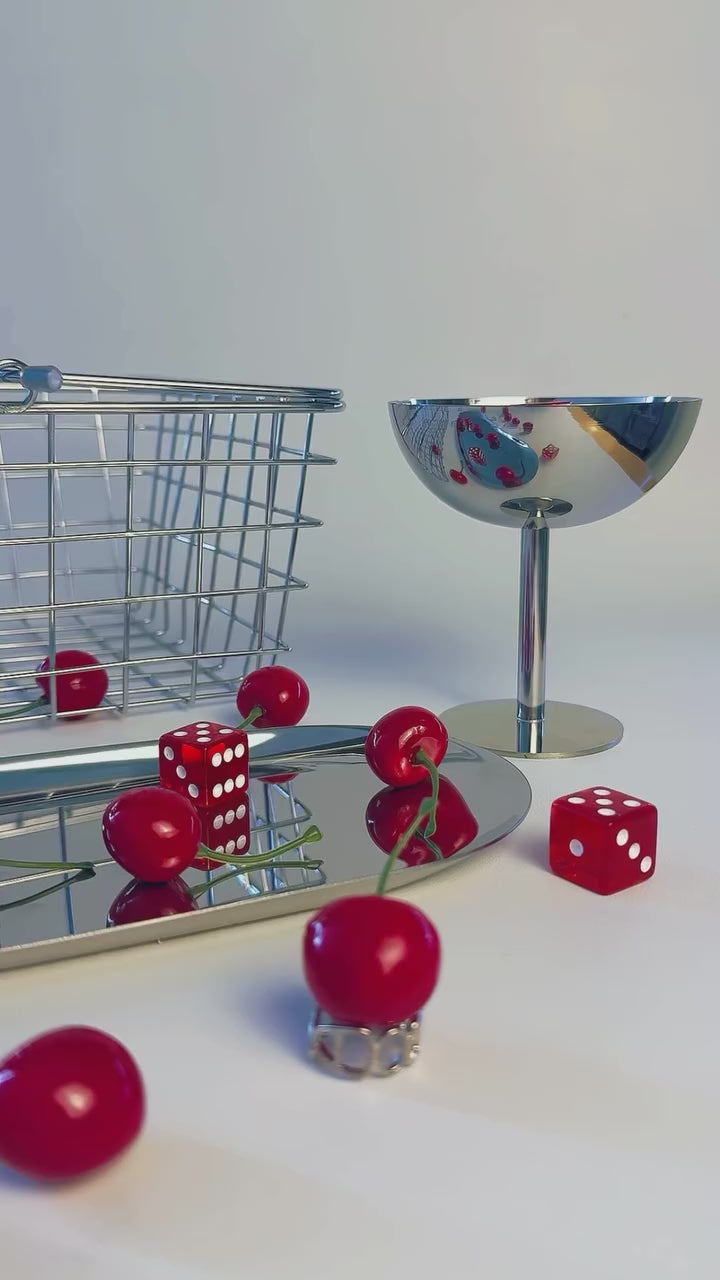 Crown Nail Lamp – Cherry Print - 54W Rechargeable UV/LED