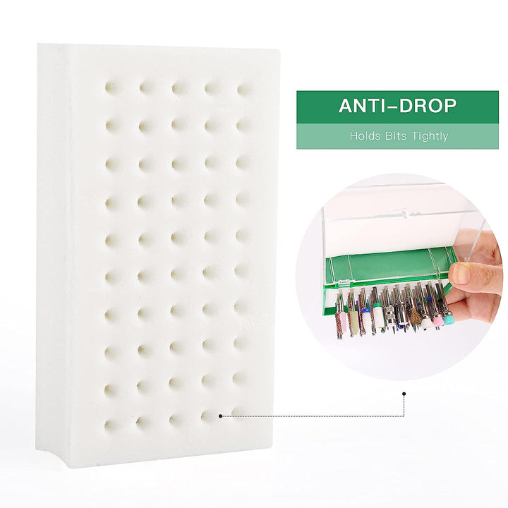 ★ Nail Drill Bit Holder Organizer Display Organizer Box